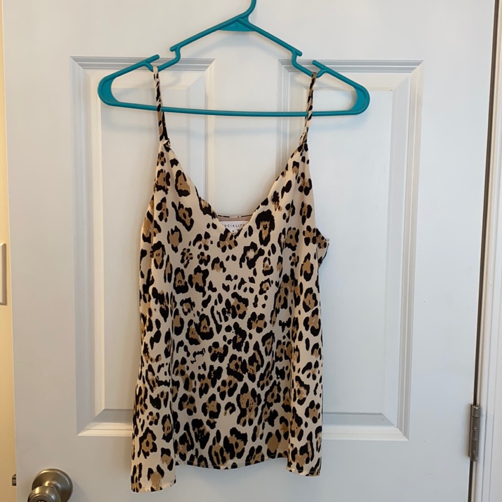 Leopard cami